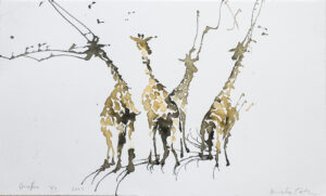 Giraffe necking XV
